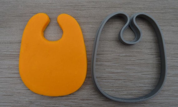 Baby Bib Outline Cookie Cutter Fondant Cutter