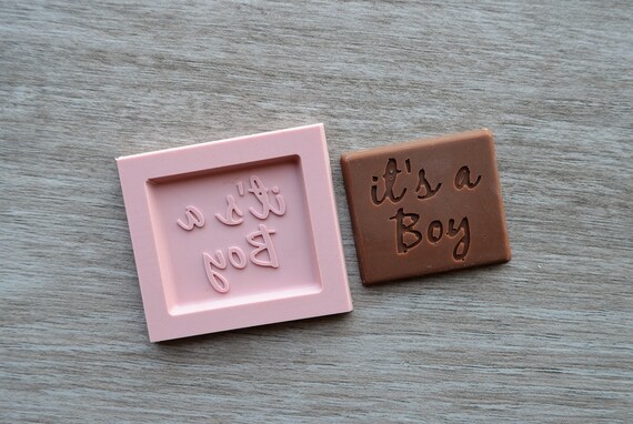 Its A Boy Silicone Mould Chocolate Candy Mould Mold