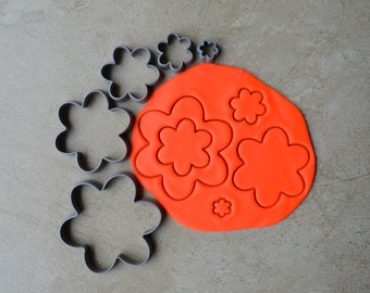 Flower Polymer Clay Cutter Set Cookie Fondant Cutters