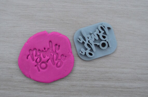 Bride to Be Imprint 3.4cm Cookie/Fondant/Soap/Embosser Stamp
