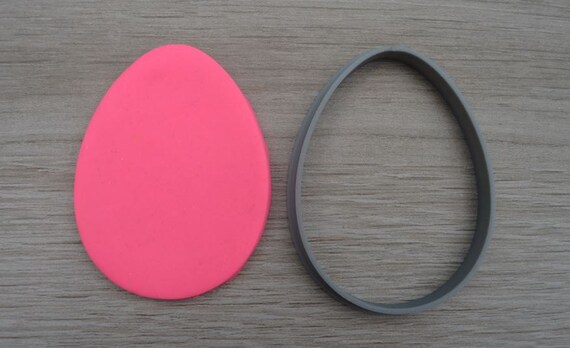 Easter Egg Outline Cookie Cutter Fondant Cutter