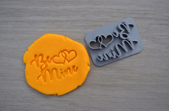Be Mine Imprint Cookie/Fondant/Soap/Embosser Stamp