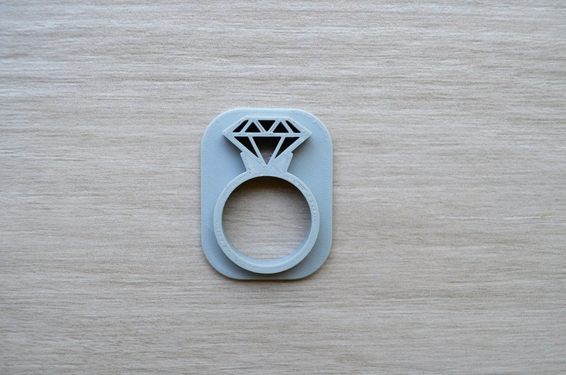 Engagement Ring Imprint Cookie/fondant/soap/embosser Stamp Etsy