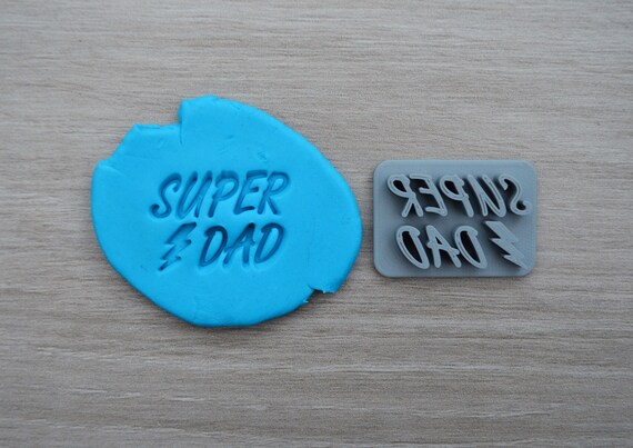 Super Dad Imprint Cookie/Fondant/Soap/Embosser Stamp
