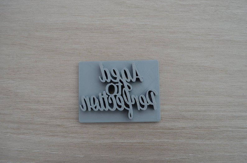 Aged To Perfection Imprint CookieFondantSoapEmbosser Stamp