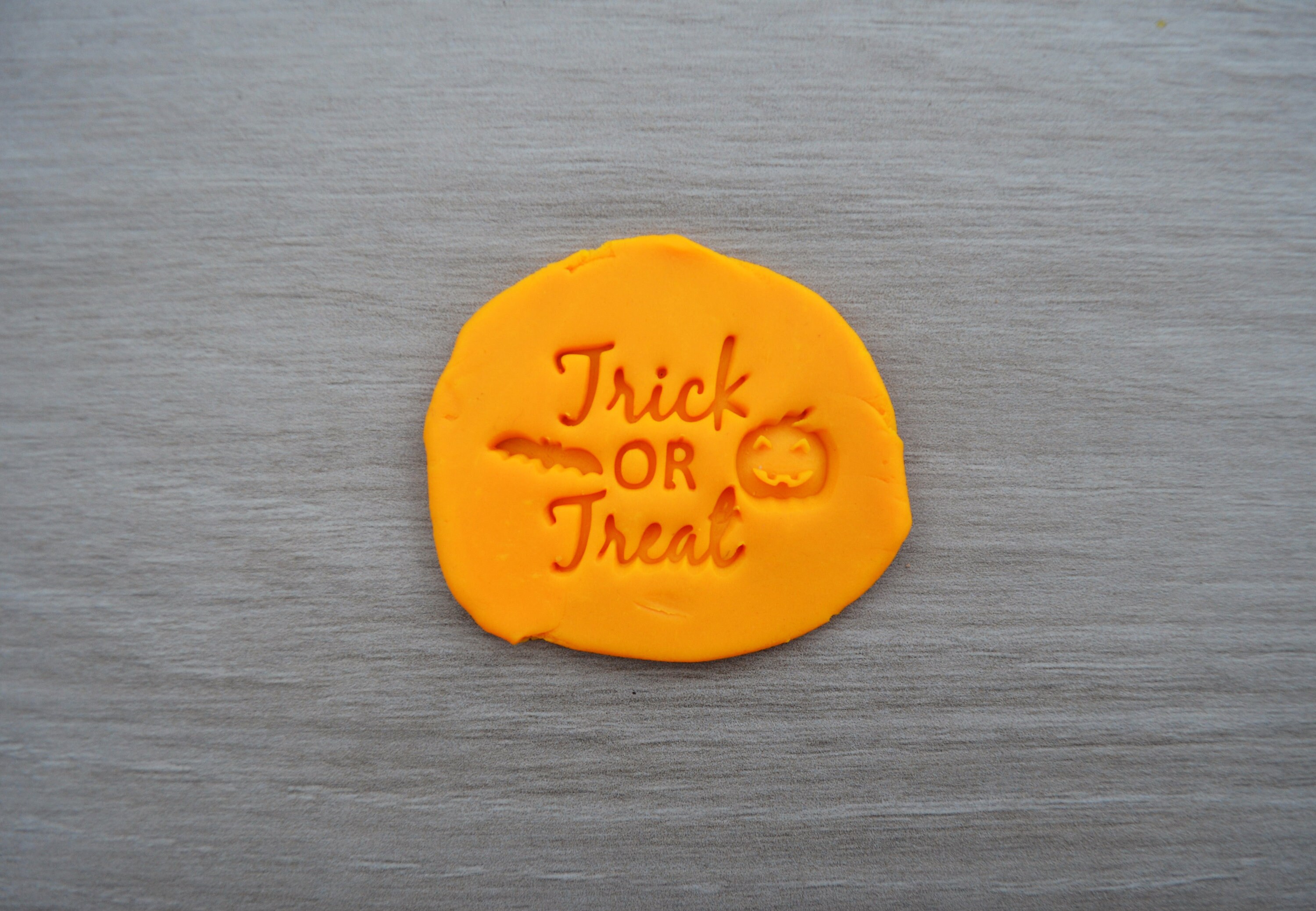 Halloween Trick or Treat Cookie stamp Fondant Stamp Multiple Deisgns. Trick or Treat yoself