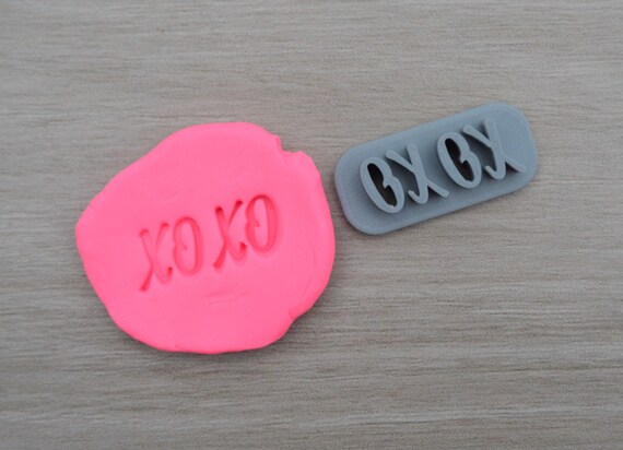 XOXO Imprint 3.1cm Cookie/Fondant/Soap/Embosser Stamp
