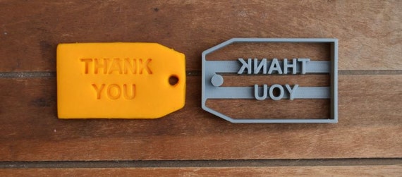 Label or Gift Tag Custom/Personalised Cookie Cutter Fondant Cutter