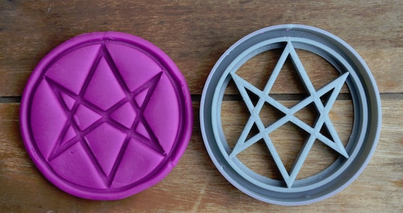 Unicursal hexagram Symbol Cookie Cutter Fondant Cutter