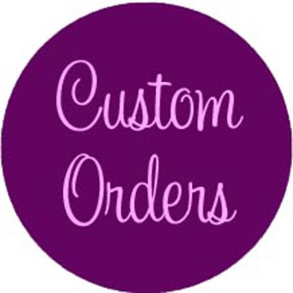 Custom listing for Jane Bilgoe