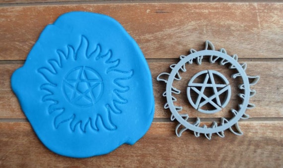 Anti Possession Protection Tattoo Cookie Cutter Fondant Cutter