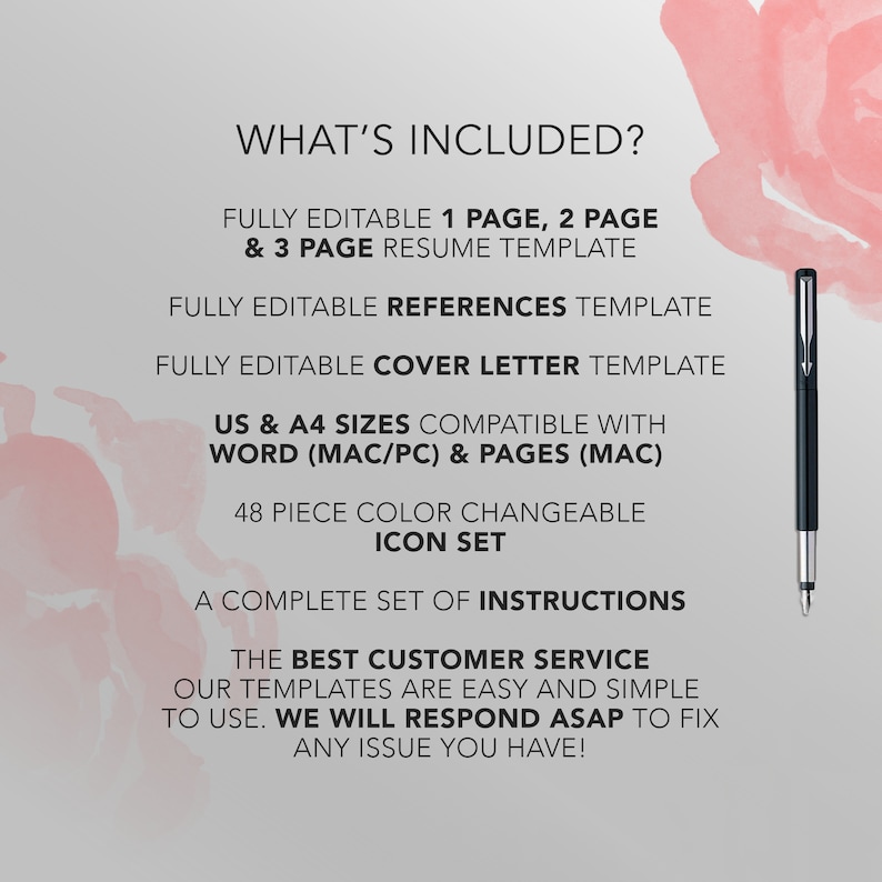 Modern Resume Template: Professional CV Design (Download) image 5