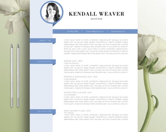 Professionell CV-mall: Modern CV-design (Direkt nedladdning)