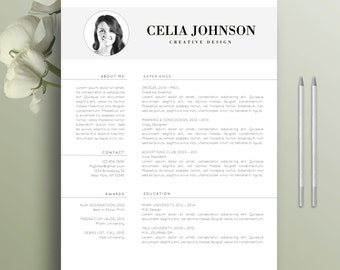 Modern Resume Template: Professional Cover Letter Design (MS Word)