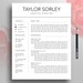 Modern Resume, CV Template, 3 Page, Minimalist Resume, Simple Resume Mac, Professional Resume Template Word, Creative Resume Pages, Download 