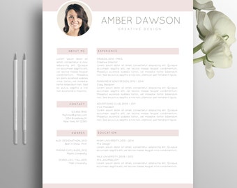 Modern Resume Template: Creative Cover Letter (Instant Download)