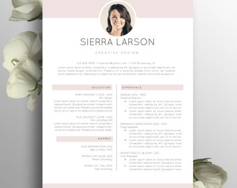 Modern CV-mall: Personligt brev och referenser (digital nedladdning)