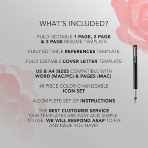 Modern Resume Template: Creative CV Design (Digital Download) image 5