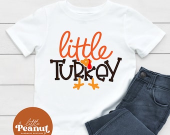 Little Turkey Kids Shirt - Thanksgiving Toddler Shirt - Cute Fall Shirt - Fall Toddler Shirt - Thanksgiving Shirt
