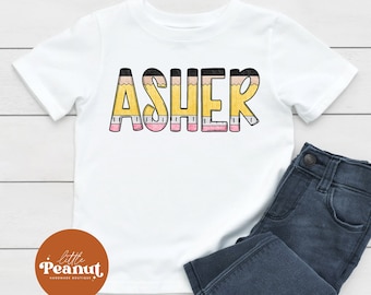 Personalized Back to School Kids Shirt - Cute Back to School Shirt - Boy Name Toddler Tee - Custom Name Pencil Shirt - 1st Day of School
