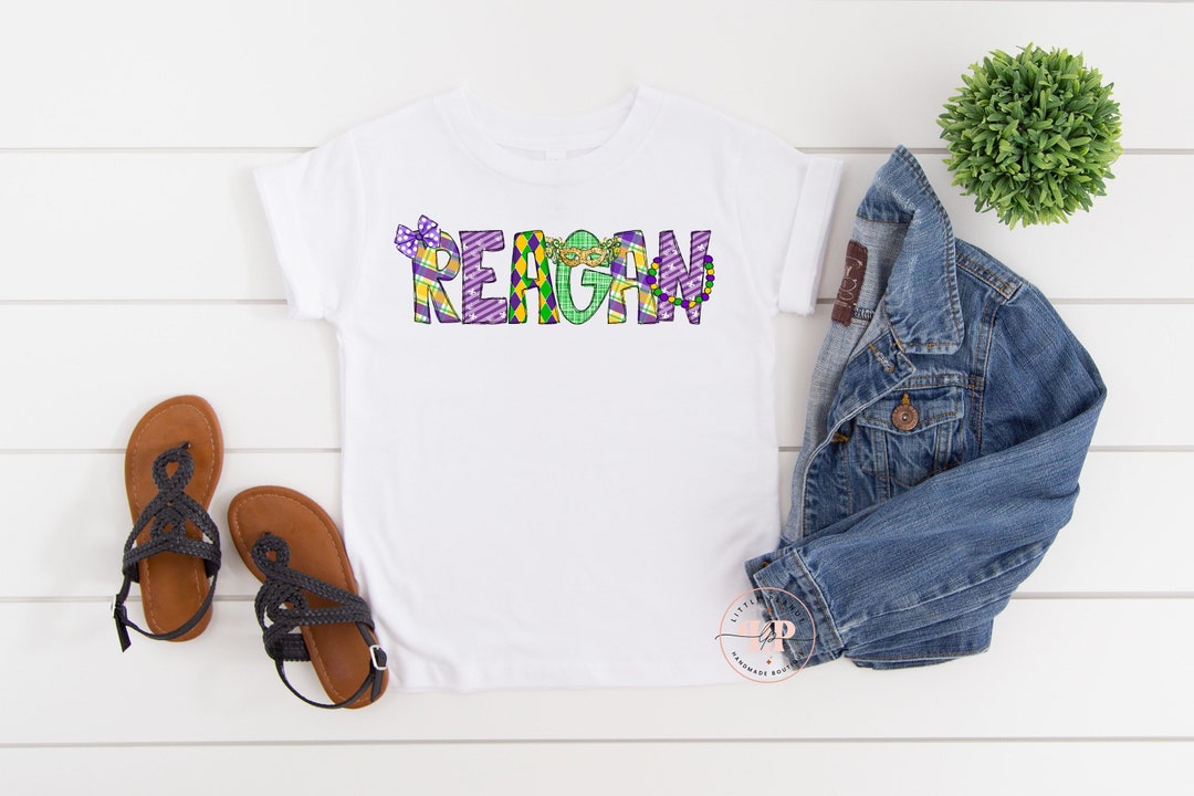 mardi gras toddler shirt