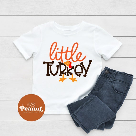 Little Turkey Kids Shirt - Thanksgiving Toddler Shirt - Cute Fall Shirt - Fall Toddler Shirt - Thanksgiving Shirt