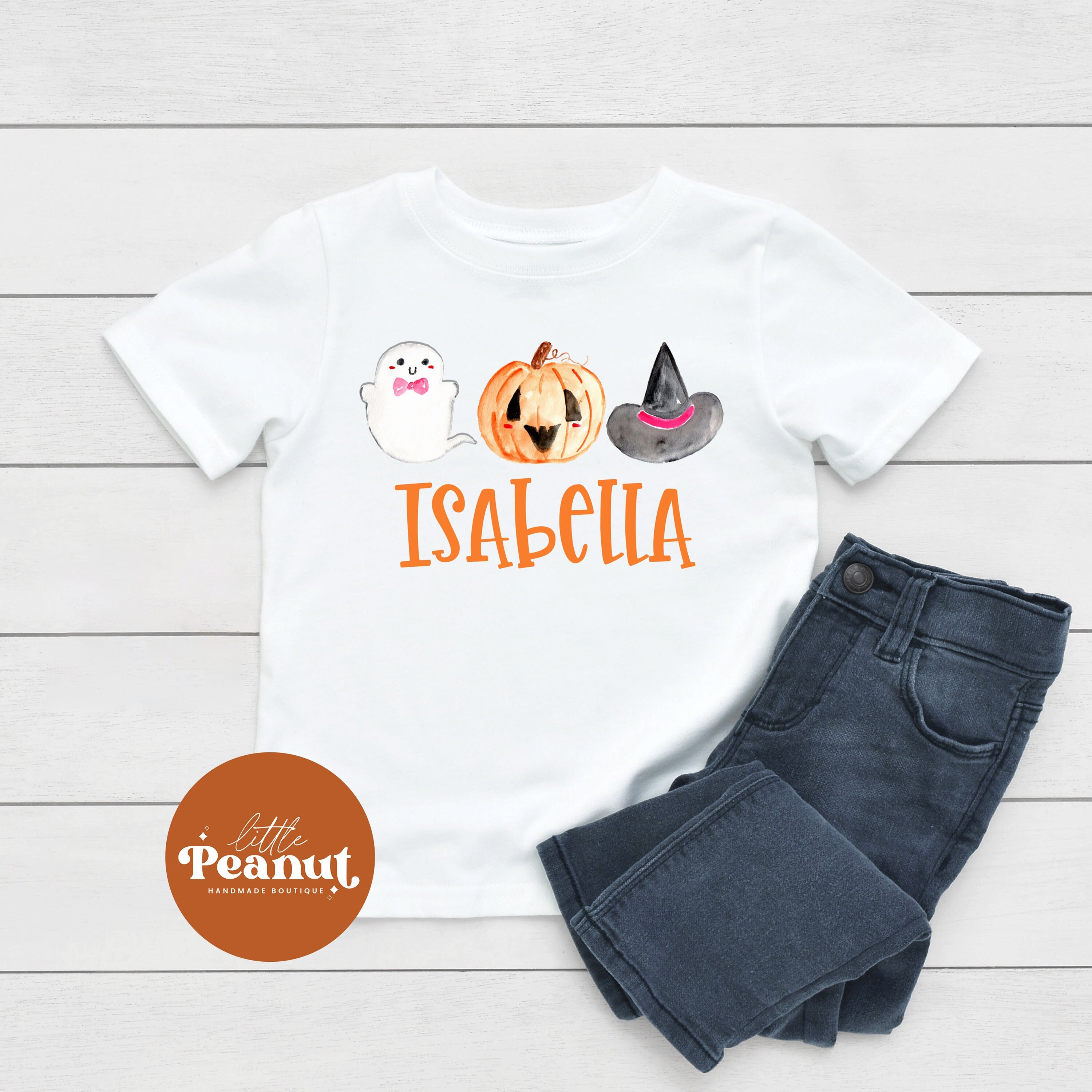 Discover Halloween Personalized Kids Shirt - Pumpkin Toddler Shirt - Custom Name Toddler Shirt