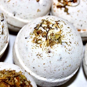 Chamomile goat milk bath bomb | handmade