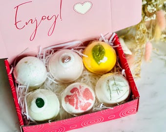 Aromatherapy Bath Bomb Gift Box | Handmade Natural Vegan Spa Set