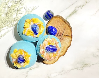 Lapiz Lazuli bath bombs, NEW, Essential oil bath bomb