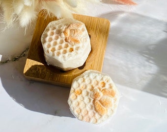 Golden Beehive Gift Set, shower steamers + dish gift set | Handmade shower steamers