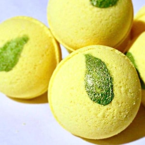 Lemon Drop bath bombs | Handmade