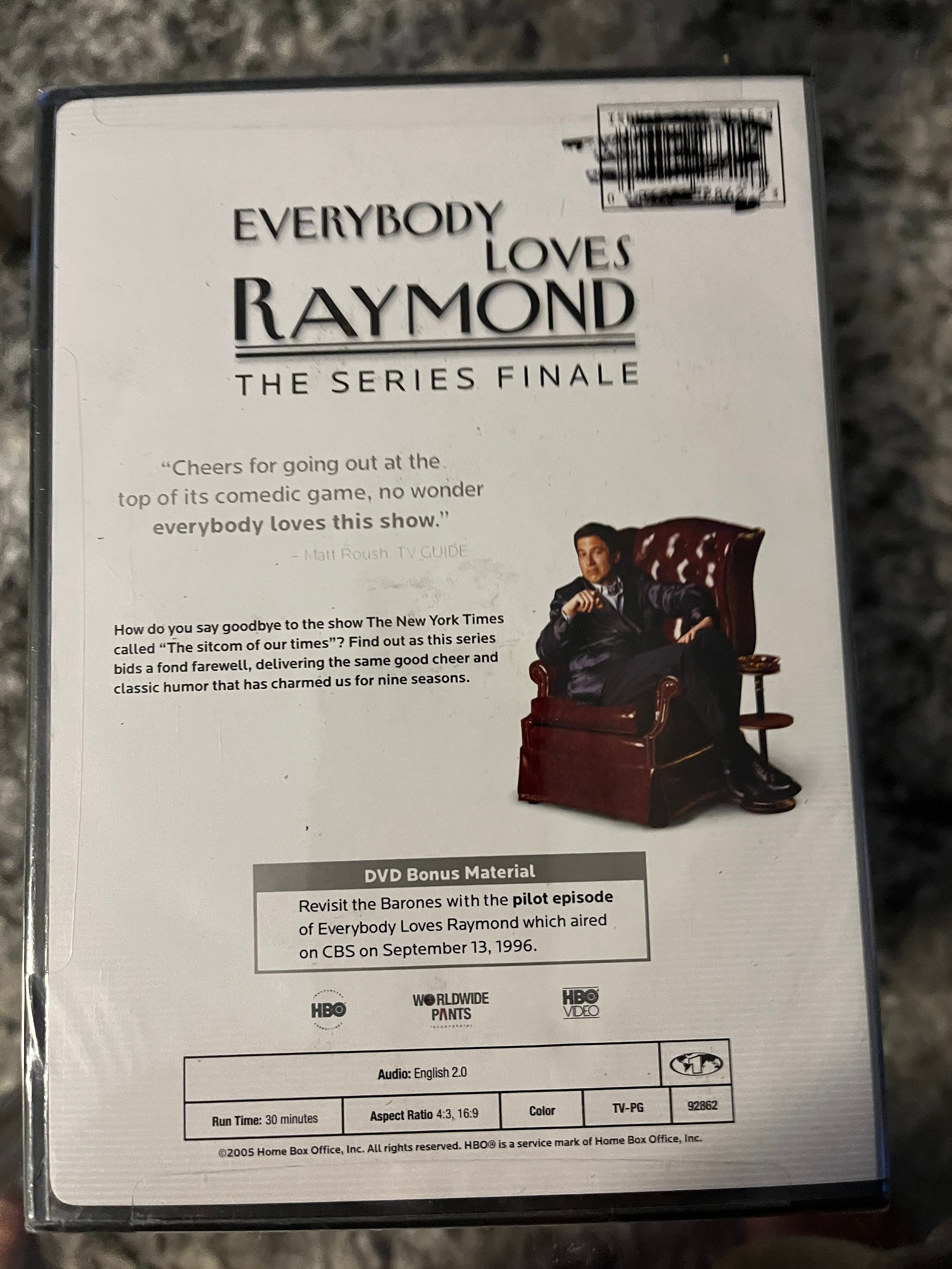 Everybody Loves Raymond DVD the Series Finale PLUS the