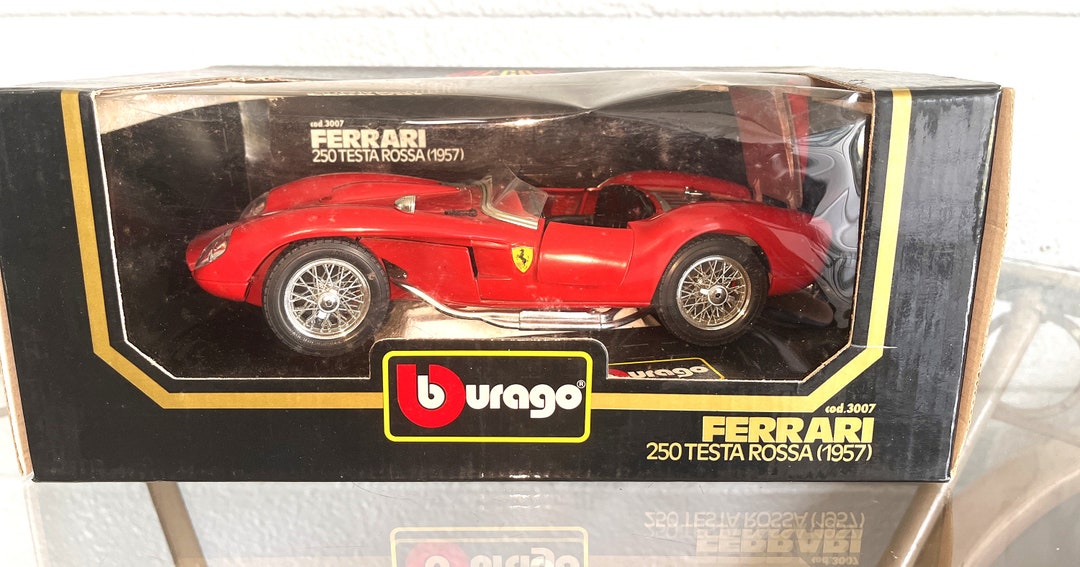 Ferrari 250 Testa Rossa 1957 - Burago 1/18, 1000 Miglia, G3, Occasion Boîte
