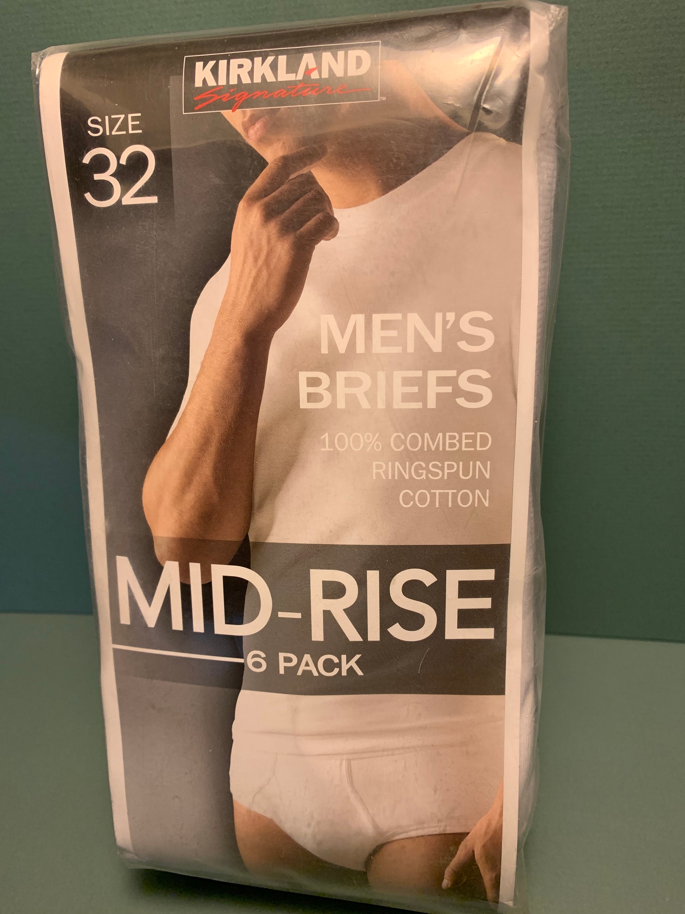 Kirkland Signature™ Mens 6 Pack Briefs Underwear White Tidy Etsy