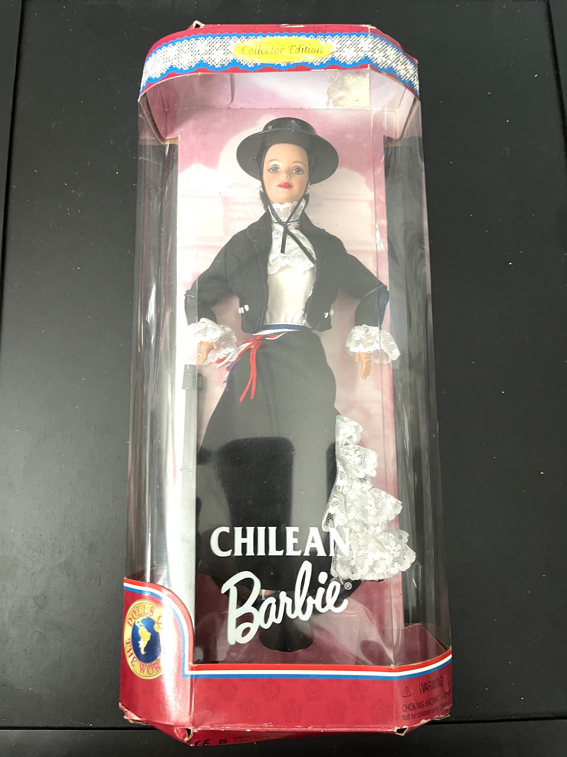 Chilean Chile Barbie Doll 1997 Dolls of the World 18559 Collector Edition Mattel New in Box Barbie Doll Vintage Etsy
