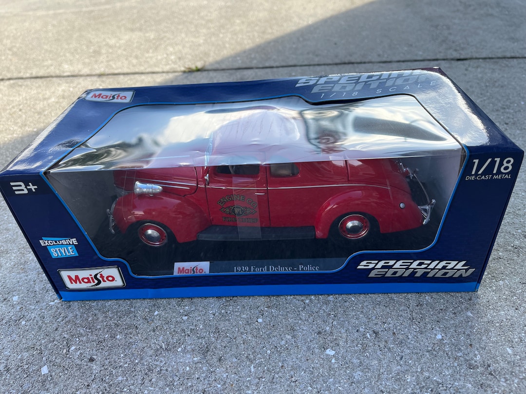 Maist 1939 Ford Deluxe Police 2台セット 警察車両