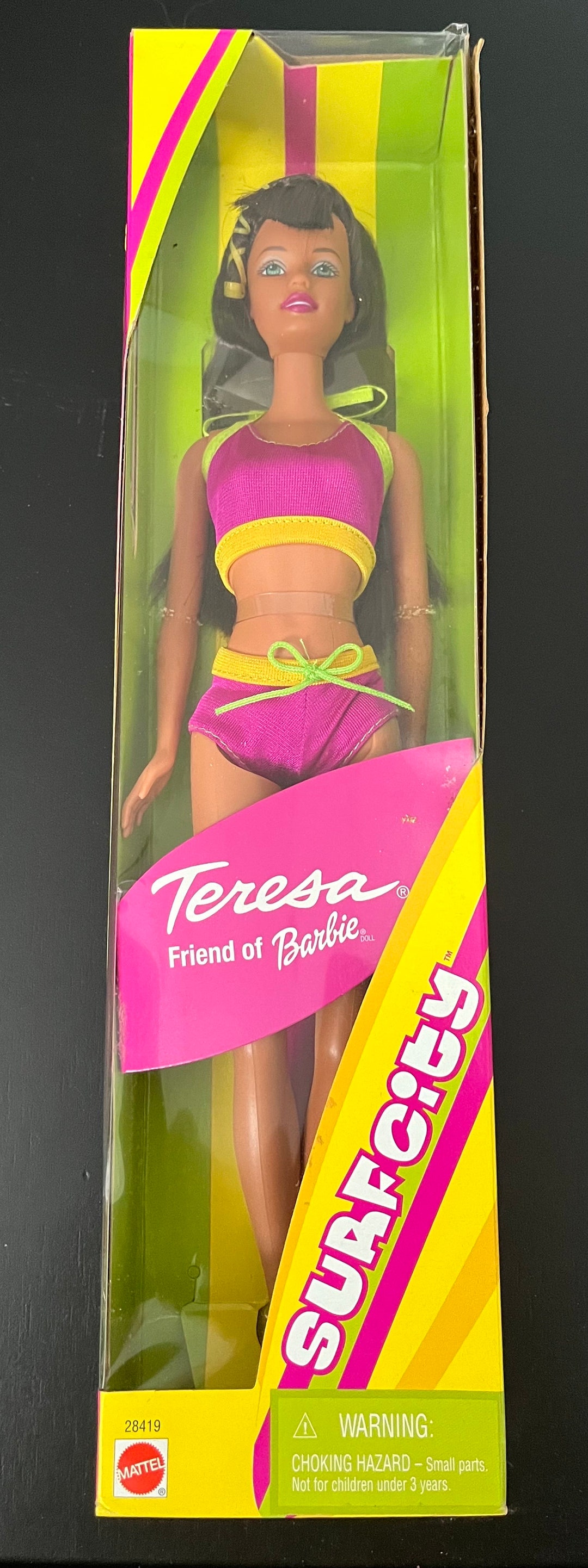 2000 Teresa Friend of Barbie Surf City Barbie Mattel 28419 New in Box Barbie Doll Etsy