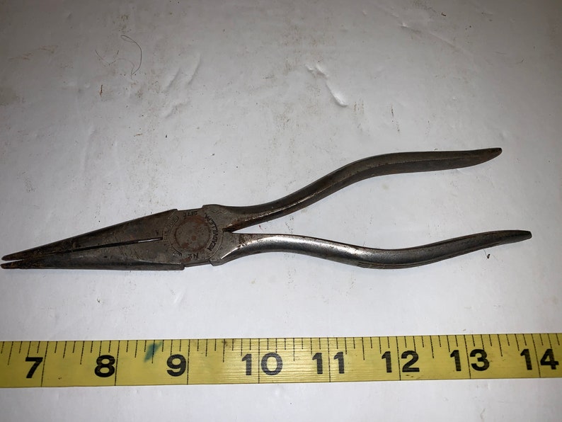 Vintage Channellock 317 Needle Nose Pliers w Wire Cutter Etsy
