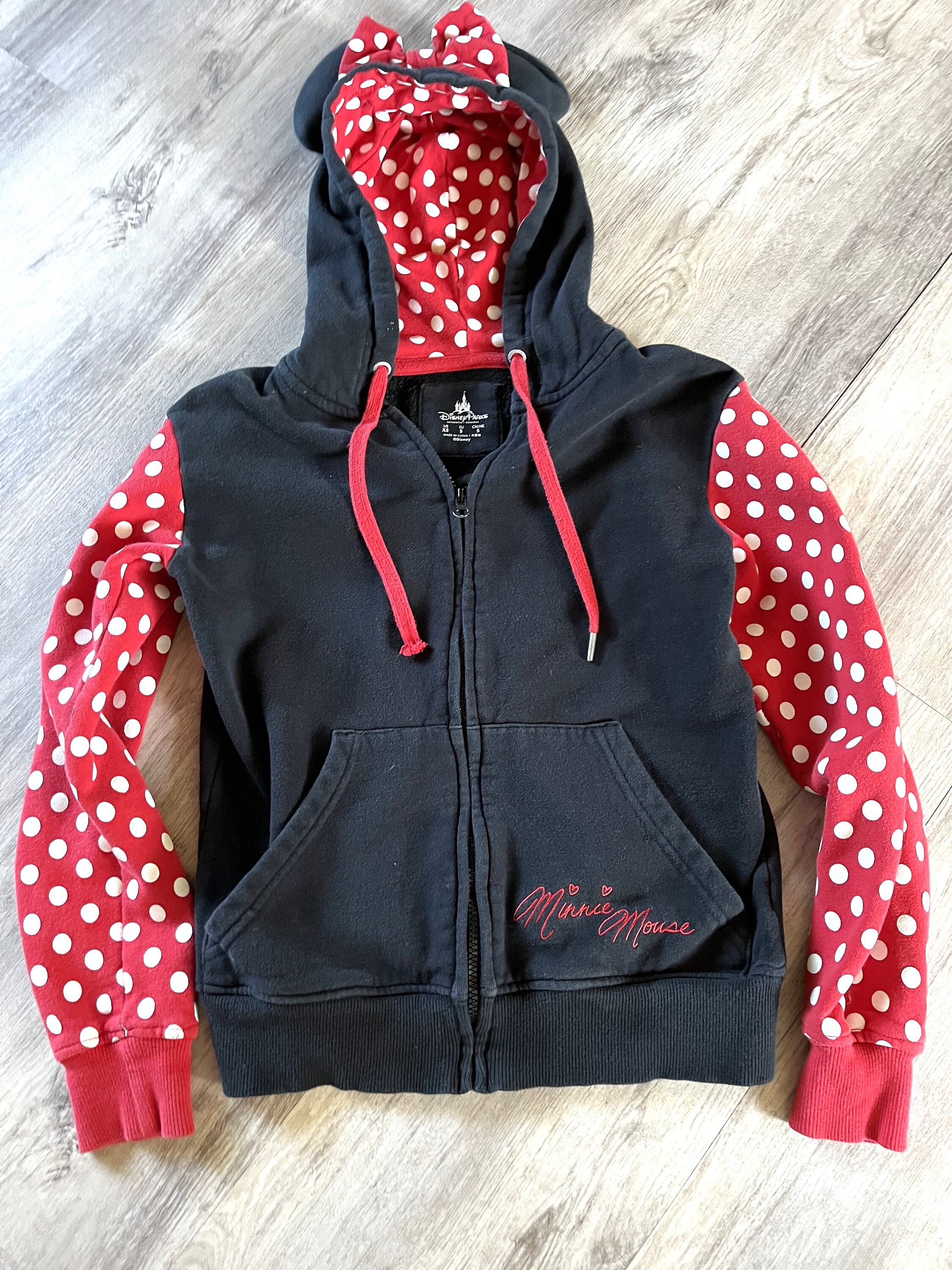 Minnie mouse hooded jacket sale