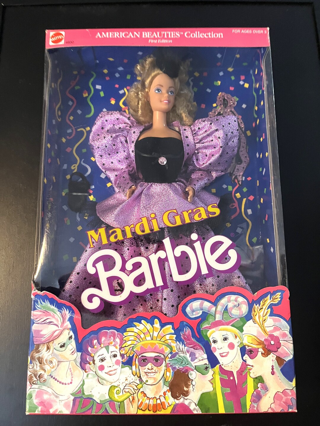 mardi gras barbie doll