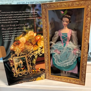1997 Valentine Collector Series Special Edition Mattel Barbie Collectible # 18091 in Box Barbie Doll