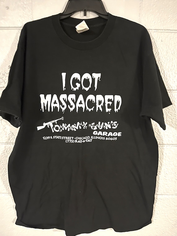 Tommy Guns Garage T-Shirt Black Chicago Illinois … - image 1