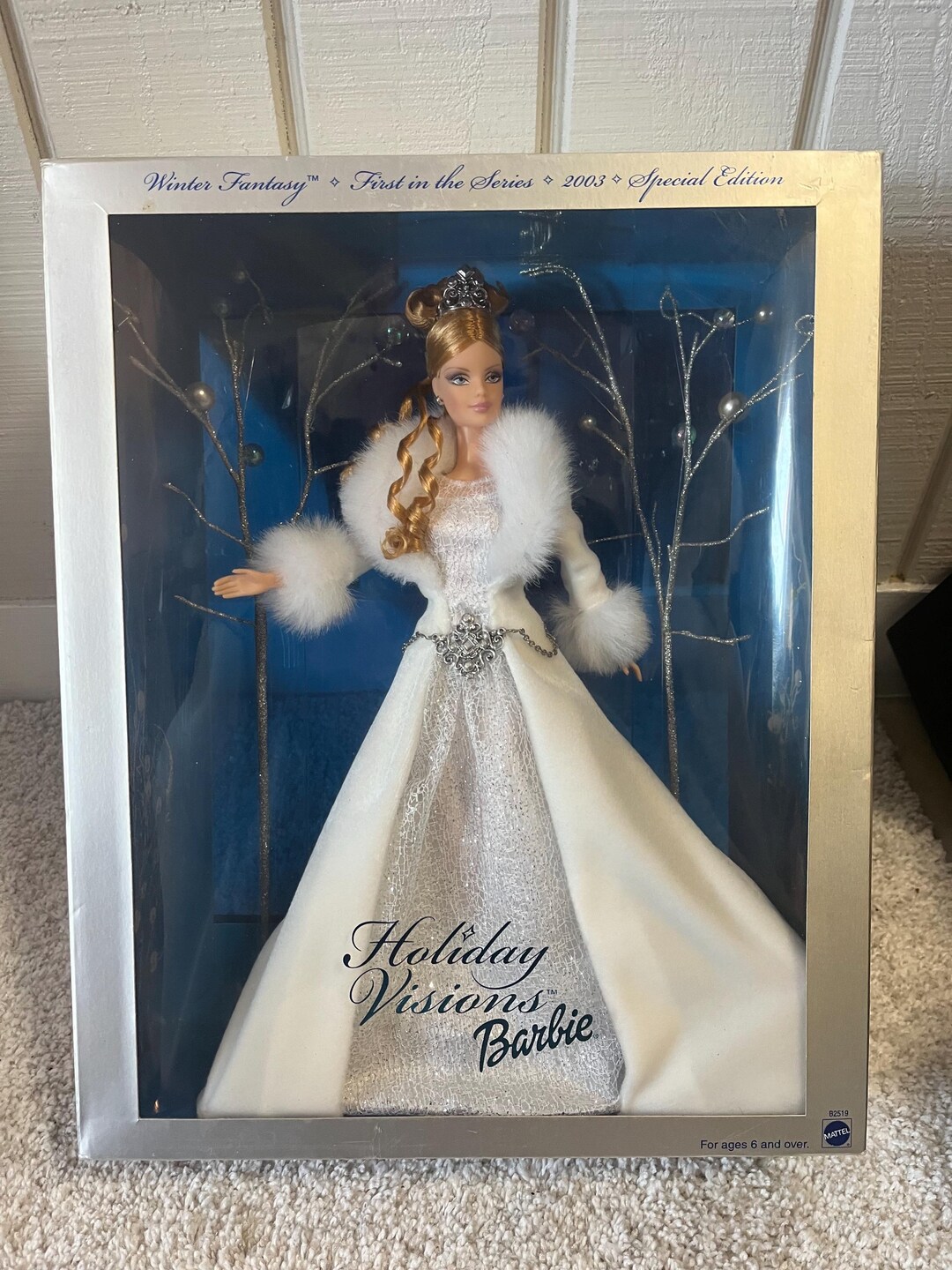 Barbie HOLIDAY VISIONS WINTER FANTASY Joyeux Noel 2003 Mattel B2519 boite abimée | eBay