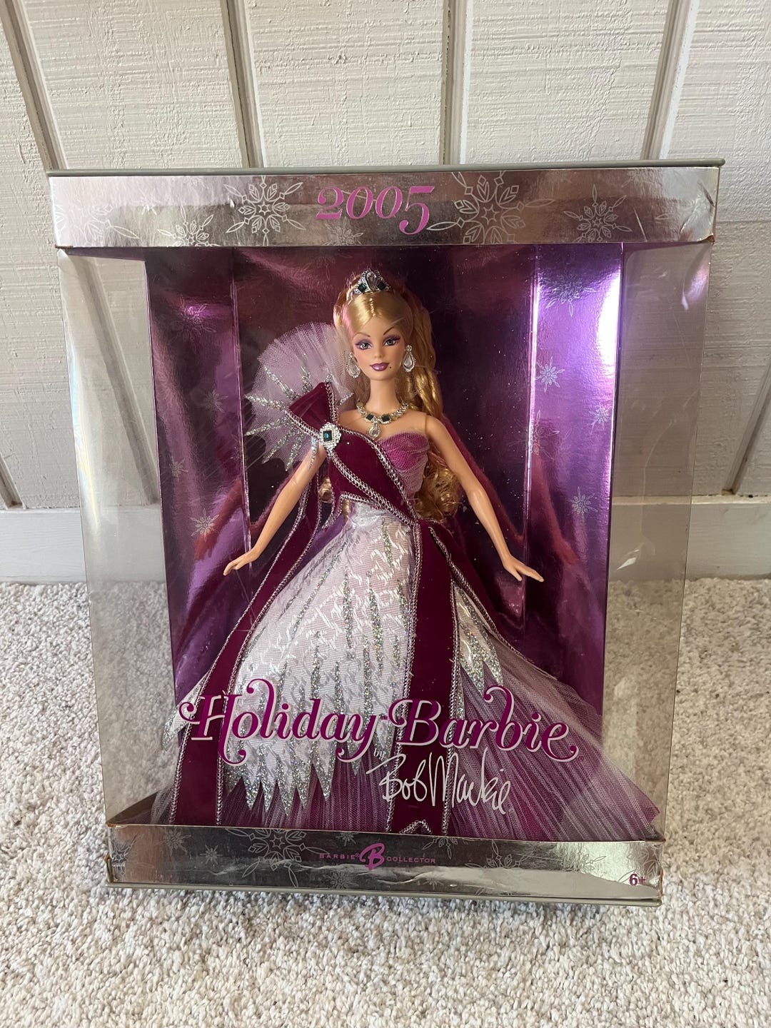 2005-holiday-barbie-doll-by-bob-mackie-gown-mattel-g8058-w-original
