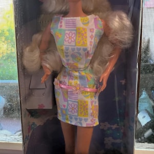 1997 Barbie Easter Style Doll w Dress Hat Shoes # 17651 Special Edition New in Box Barbie Doll
