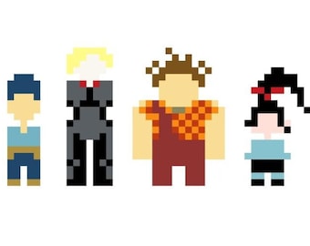 Wreck It Ralph Minimalist DIGITAL Cross Stitch Pattern