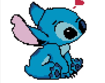 Stitch With a Litle Heart DIGITAL Cross Stitch Pattern