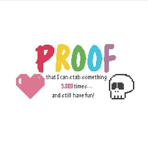 Proof I Can - DIGITAL Cross Stitch Pattern
