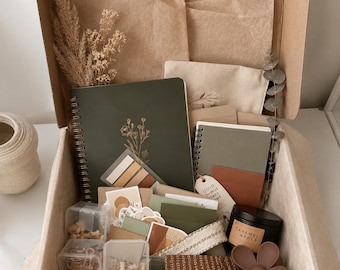 Boho Aesthetic Stationery Box | Cozy Stationery Gift Set | Curated Stationery Assortment